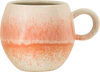 Kaffeetasse Bloomingville Paula Orange Steingut Unikat