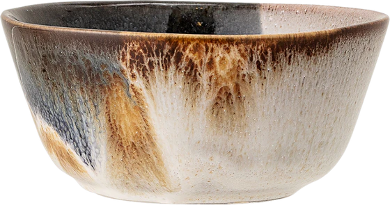 Schale aus Steingut Bloomingville Jules Blau – Handgefertigt Unikat