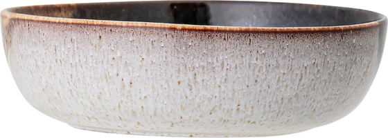 Servierschale Bloomingville Jules Blau Steingut Unikat 750ml