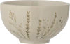 Steingutschale Bloomingville Bea Natur – Handbemalt, Unikat