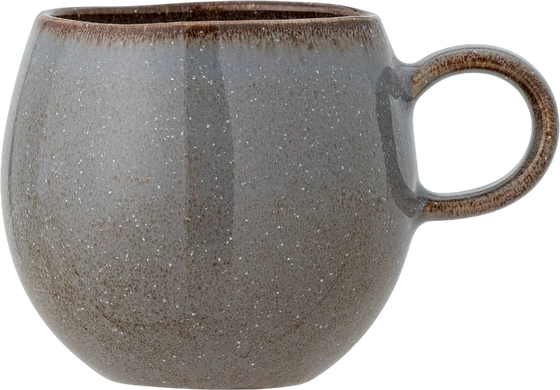 Becher aus Steingut Bloomingville Sandrine Grau – Handgefertigt Unikat