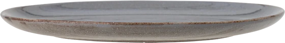 Speiseteller Bloomingville Sandrine Grau Steingut Unikat