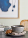 Müslischale Steingut Bloomingville Sandrine Dunkelgrau Unikat