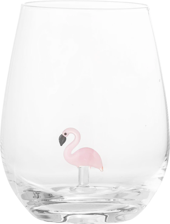 Mundgeblasenes Trinkglas Bloomingville Misa Klar 350ml Unikat