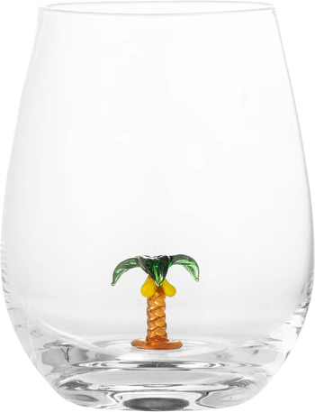 Trinkglas Bloomingville Misa Klar Glas – Handgefertigt Unikat