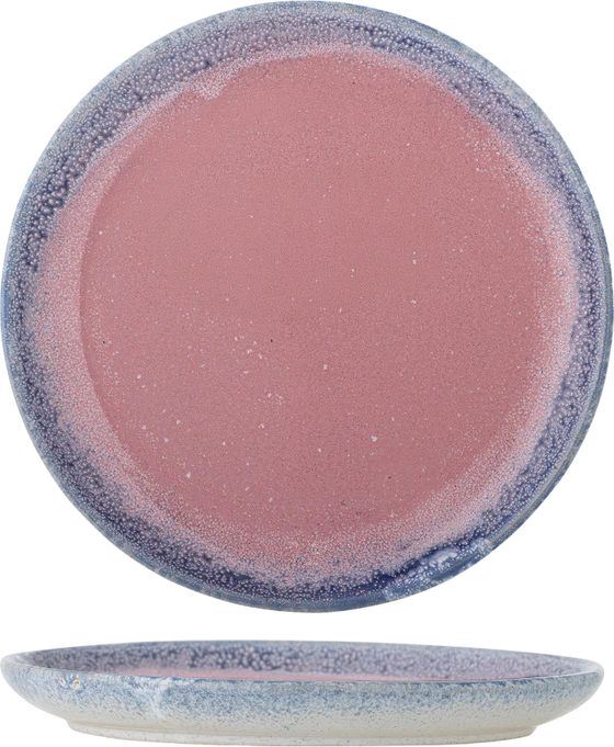 Speiseteller Steingut Bloomingville Paula Rosa Unikat