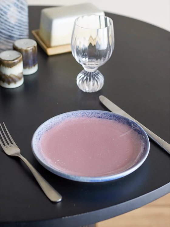 Speiseteller Steingut Bloomingville Paula Rosa Unikat