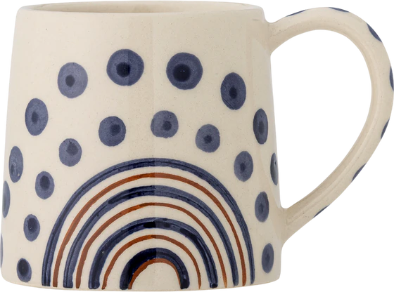 Kaffeetasse aus Steingut Bloomingville Shama Orange Unikat