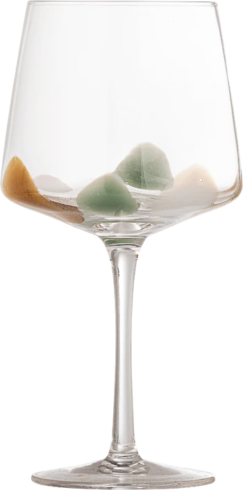 Mundgeblasenes Weinglas Bloomingville Gildor Braun Glas Unikat