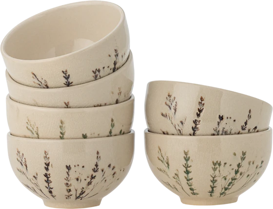 Schalen-Set Steingut Natur Bloomingville Bea – Handgefertigt Unikate
