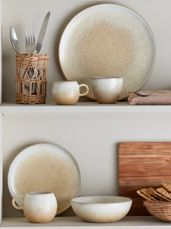 Espressotasse Bloomingville Paula Natur Steingut – Einzigartiges Design