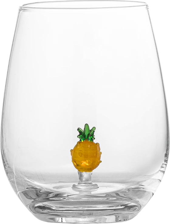 Trinkglas Bloomingville Misa Klar - Handgefertigt Unikat Glas