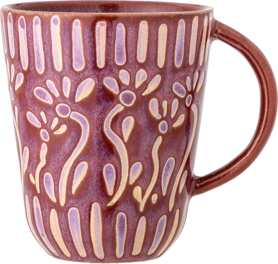 Trinkbecher Steingut Samsin Violett Bloomingville – Unikat Design