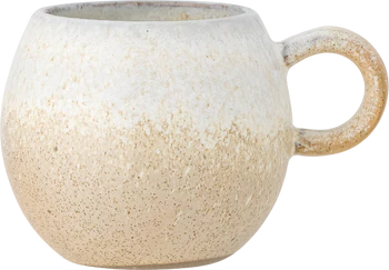 Kaffeetasse Steingut Bloomingville Paula Natur – Einzigartig & Spülmaschinenfest