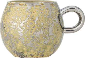 Tasse aus Steinzeug Bloomingville Paula Grün Unikat 350ml