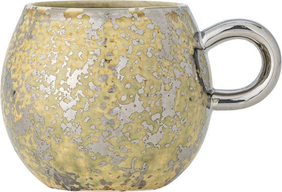 Tasse aus Steinzeug Bloomingville Paula Grün Unikat 350ml