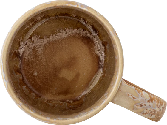 Trinkbecher Steingut Bloomingville Milani Natur – Unikat-Design