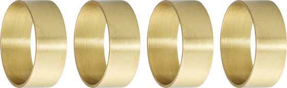 Serviettenring-Set Bloomingville Laurie Gold Messing 4er-Set
