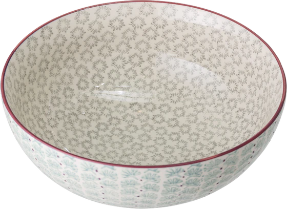 Servierschale Steingut Grün Bloomingville Maya – Skandinavisches Design