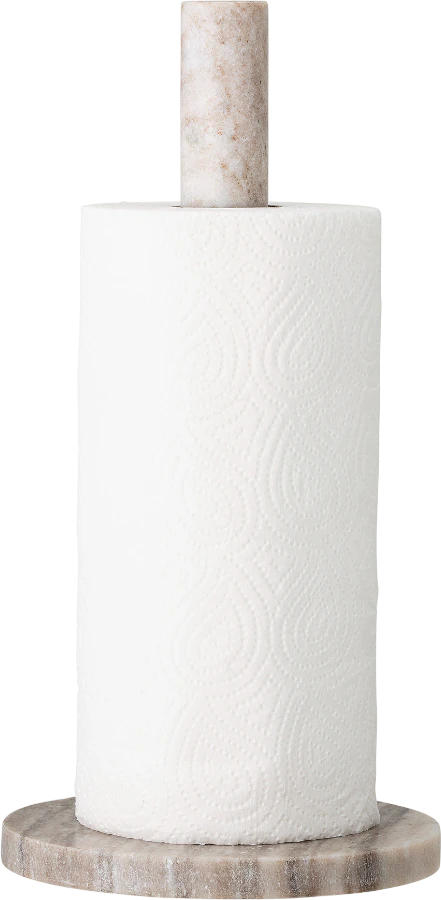 Küchenrollenhalter Marmor Bloomingville Emy Natur Unikat