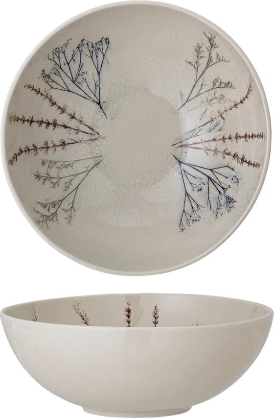 Servierschale Steingut Bea Natur 3500ml Bloomingville Unikat