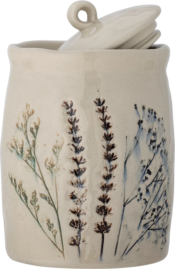 Vorratsdose Steingut Natur Bloomingville Bea luftdicht