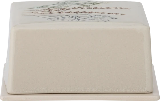 Butterdose Steingut Natur – Bloomingville Bea Unikat Design