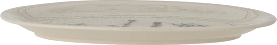 Servierplatte Steingut Natur Bloomingville Bea Unikat Design