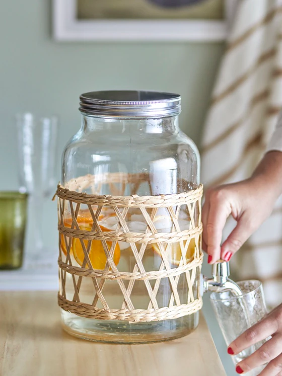 Getränkespender Bloomingville Manna Glas 6L – Skandinavisch Klar
