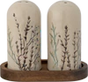 Salz- und Pfefferstreuer-Set Bloomingville Bea Natur Steingut Unikat
