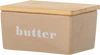 Butterdose Bloomingville Hanyu Braun Steingut Bambusdeckel