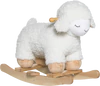 Schaukeltier Schaf Weiß Bloomingville Laasrith – Kuscheliges Polyester