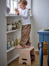 Kinderhocker Massivholz Bloomingville Jela Natur Buche