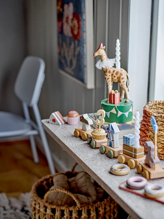 Geburtstagszug Bloomingville MINI Alfi Braun FSC®100% MDF