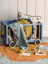 Runder Kinderzimmerteppich Bloomingville Leroy Blau Baumwolle