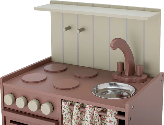 Spielküche Bloomingville MINI Pippi Mini-Ofen Braun FSC-zertifiziert