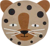 Kinderzimmerteppich Leopard Bloomingville Naffie Braun Jute