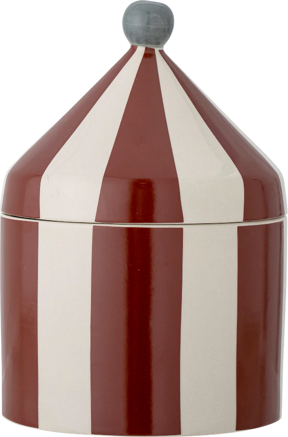 Aufbewahrungsgefäß Bloomingville Cimmi Rot Steingut Unikat