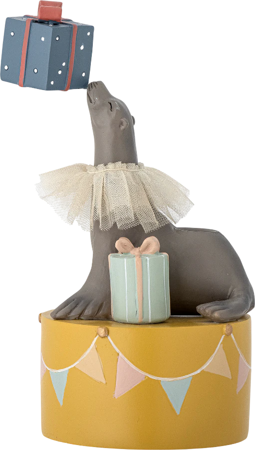 Dekorativer Kerzenhalter Bloomingville Flor Gelb Polyresin