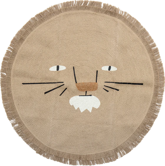 Kinderzimmerteppich Bloomingville MINI Harrison Jute Natur