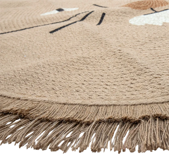 Kinderzimmerteppich Bloomingville MINI Harrison Jute Natur