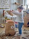 Rundteppich Kinderzimmer Bloomingville Dinne Jute Braun 130cm