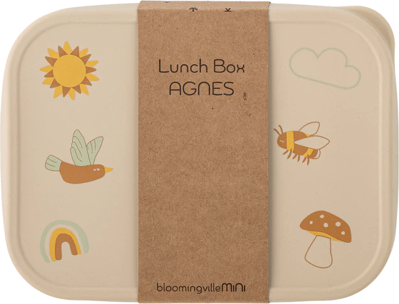 Kinder-Brotdose Bloomingville Agnes Edelstahl Natur BPA-frei