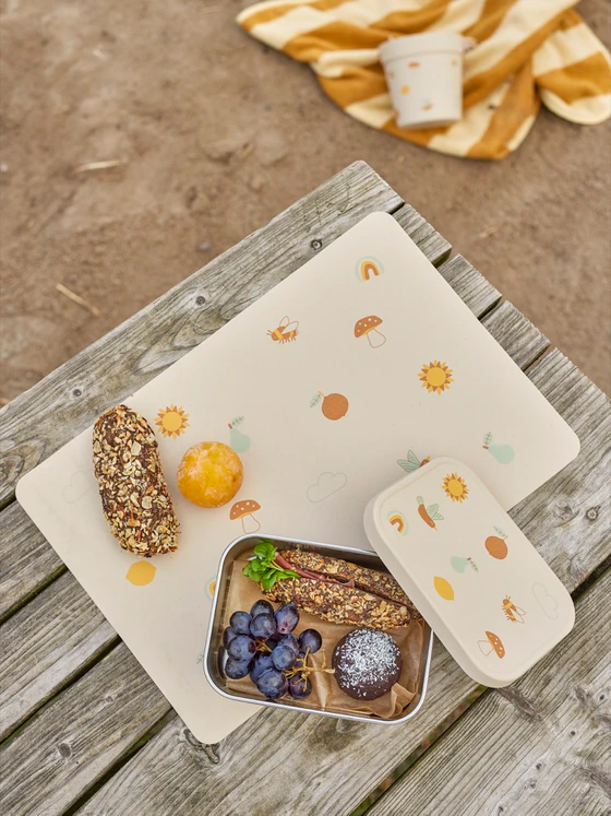 Kinder-Brotdose Bloomingville Agnes Edelstahl Natur BPA-frei