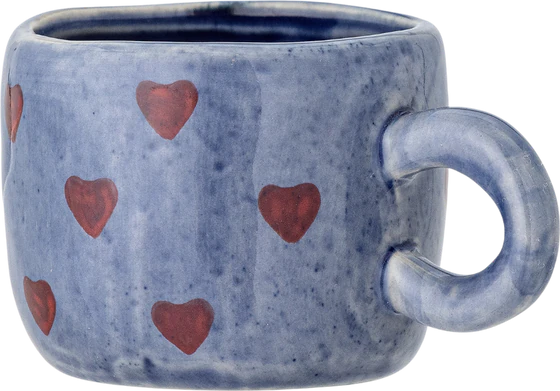 Kindertasse Steingut Blau Nini Bloomingville MINI – Handbemalt