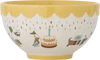 Kinderschale Steingut Bloomingville MINI Celebrate Gelb Unikat