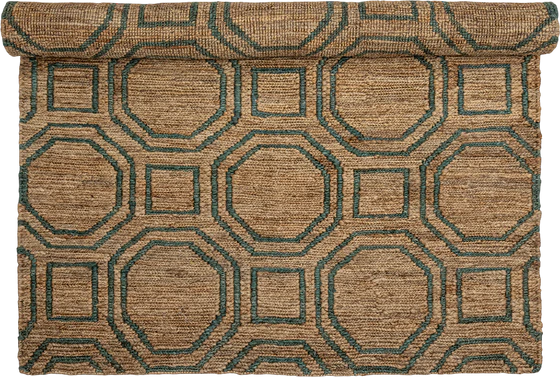 Gewebter Teppich Jute Natur Bloomingville Fry – Handgewebt