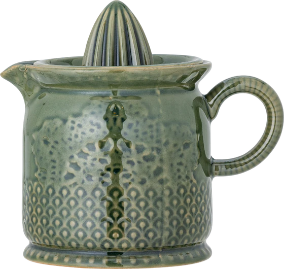 Manuelle Zitronenpresse Bloomingville Liselu Grün Steinzeug