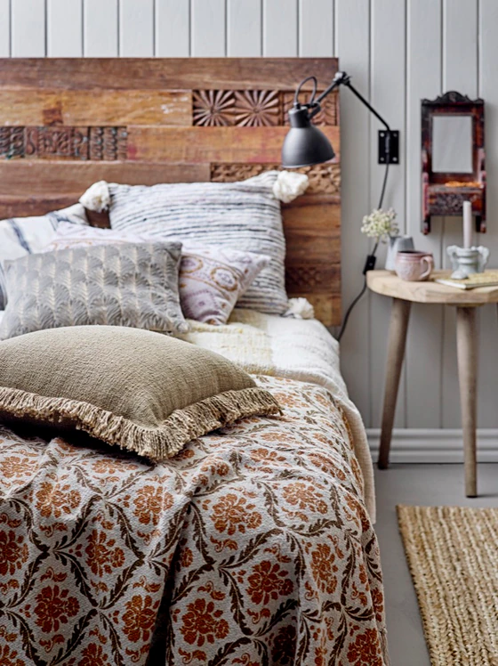 Wandspiegel Bloomingville Sehar Braun Recyceltes Holz Unikat