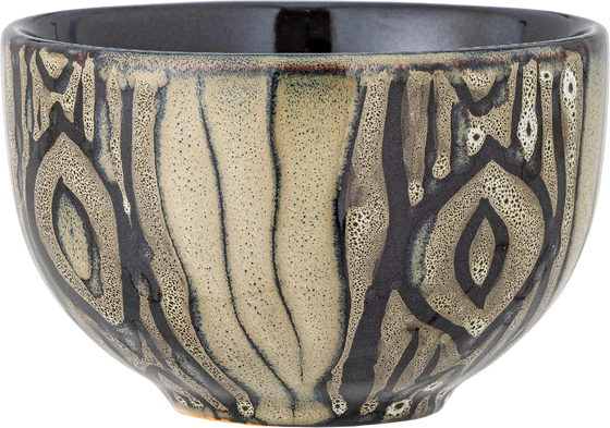 Schale aus Steinzeug Samran Braun Bloomingville Unikat Handarbeit